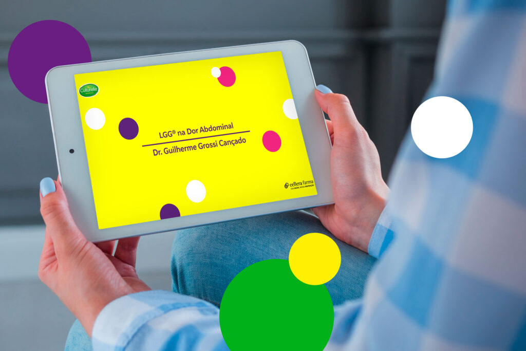 LGG® na dor abdominal: qual papel do probiótico? [vídeo]